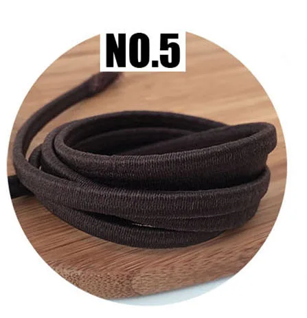 NO5 Meetee 5/10/20M 5mm Thickened Color Elastic Rope Rubber Band Thick Elastic Band DIY Head Rope Belt Sew Scrapbooking Accessories - Цвет: NO5