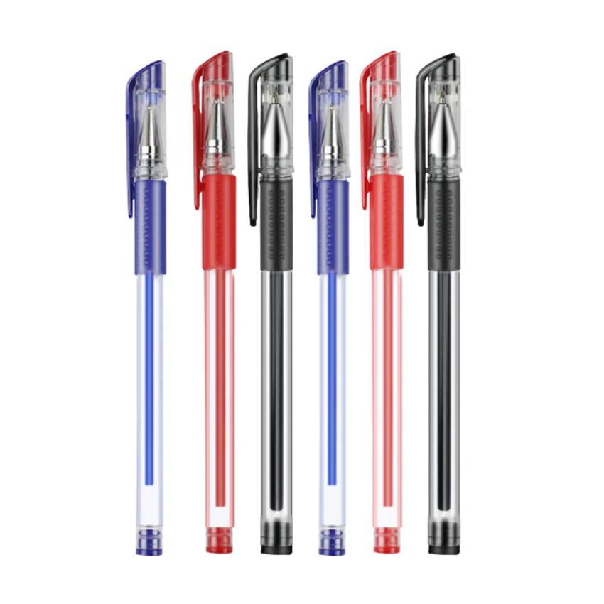 50 шт./лот красно синяя черная гелевая ручка с чернилами вечерние сувениры награда