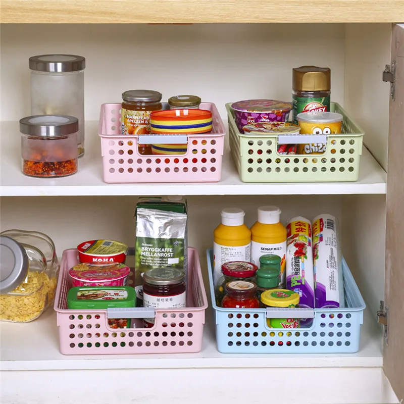 New Brand Basket Vegetable Plastic Storage Portable Durable ToysContainer Organizer Clothes Laundry Holders Small Size#288937 |