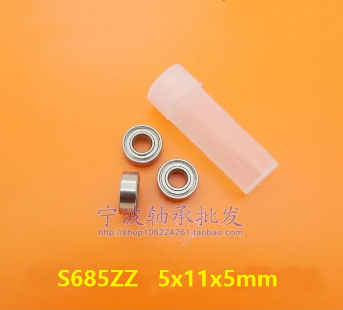 50 шт./лот ABEC-5 S685ZZ S685 ZZ 5x11x5 мм подшипник из нержавеющей стали Глубокие шаровые