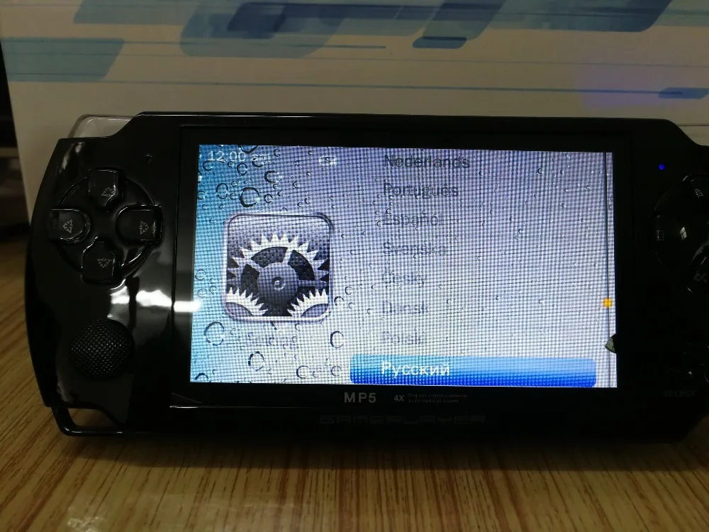 Встроенный 5000 игр Поддержка AV Out 8 Гб 4 3 дюйма PMP Ручной игровой плеер MP3 MP4 MP5