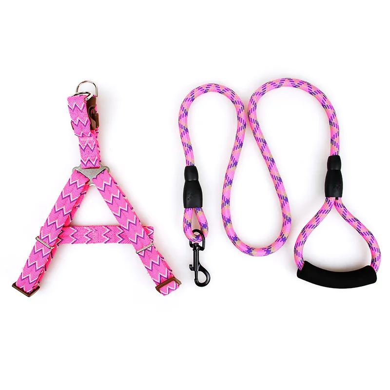 Поводок для домашних животных ошейник нагрудный ремень с Веревка Цепь собак