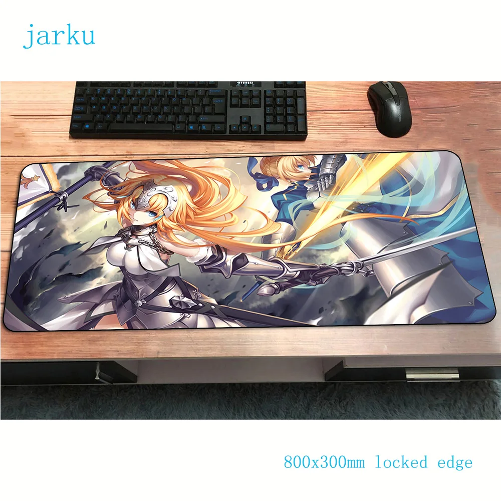 Fate grand order коврики 800x300x3 мм подставка для запястья игровой коврик для мыши большая клавиатура Коврик для мыши Настольный Ноутбук Аксессуары для геймеров коврик для мыши