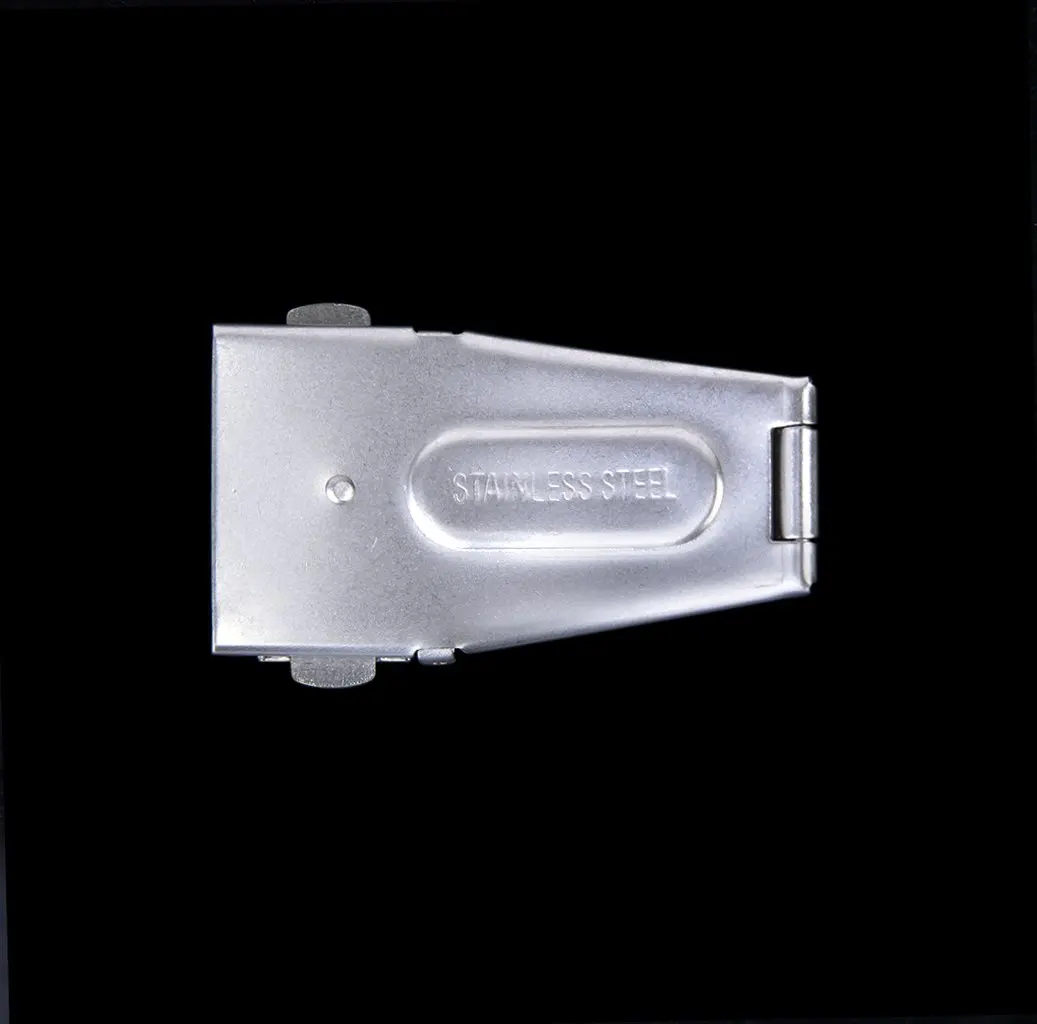 18 мм нержавеющая сталь двойная складная застежка пряжка для ремешка часов |