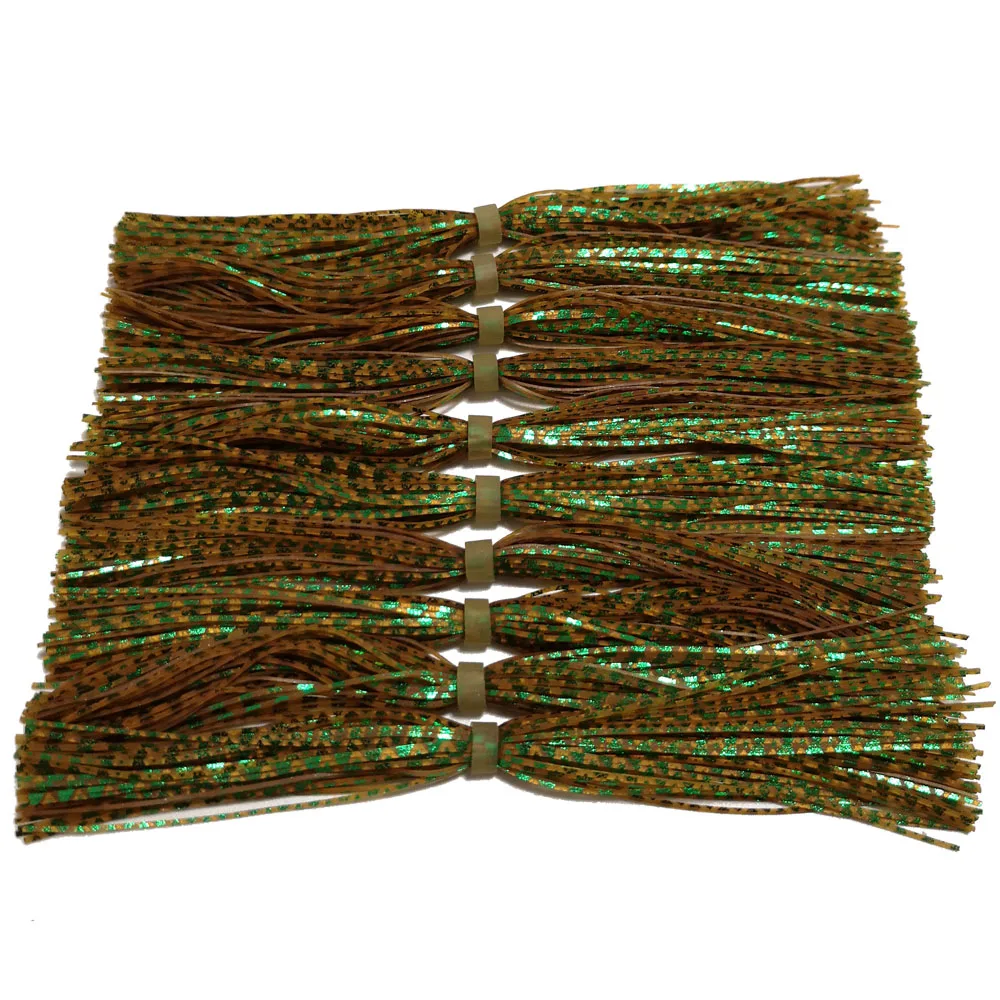 10 пучков SF004 Силиконовые юбки рыболовные аксессуары DIY Buzzbaits Spinner Buzz Bait Прямая