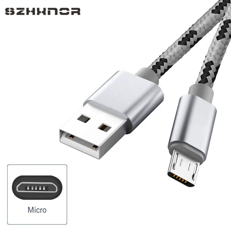 Зарядный кабель Micro USB для передачи данных провод Android зарядное устройство 2 метра