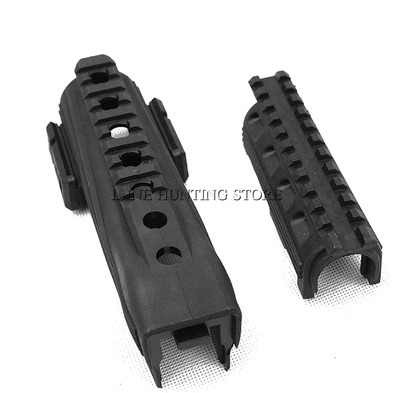 Высокое качество полимер RIS Railed AK Handguard для 47 74 серии черный охотничье ружье снаряжение аксессуары