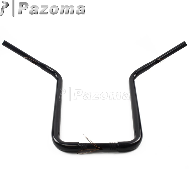 Черный мотоцикл 18 &quotRise 1 1/4&quot Ape вешалка руль винтажная ручка бар для Harley Softail FLST