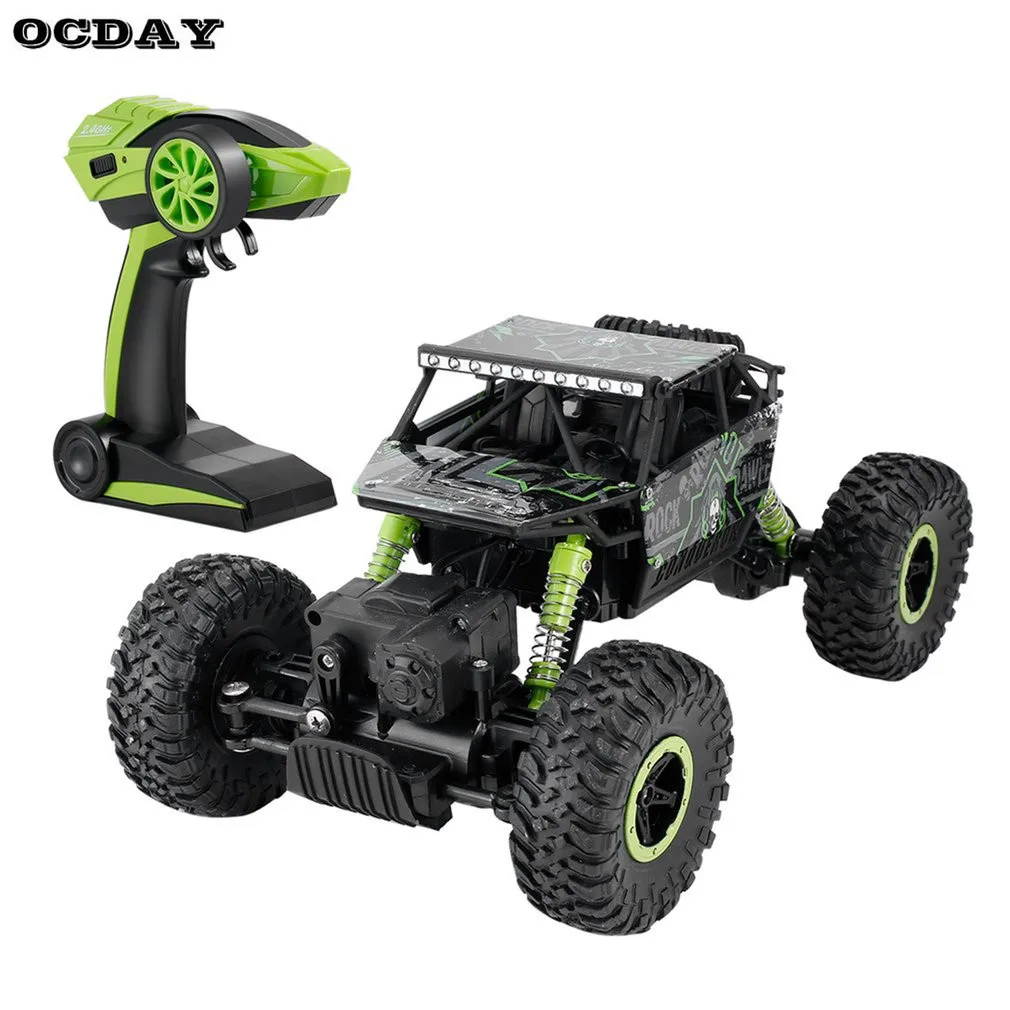OCDAY 2,4 GHz RC автомобиль 4WD Рок Гусеничный ралли скалолазание автомобиль 4x4 двойные двигатели Bigfoot автомобиль пульт дистанционного управления модель внедорожника игрушки