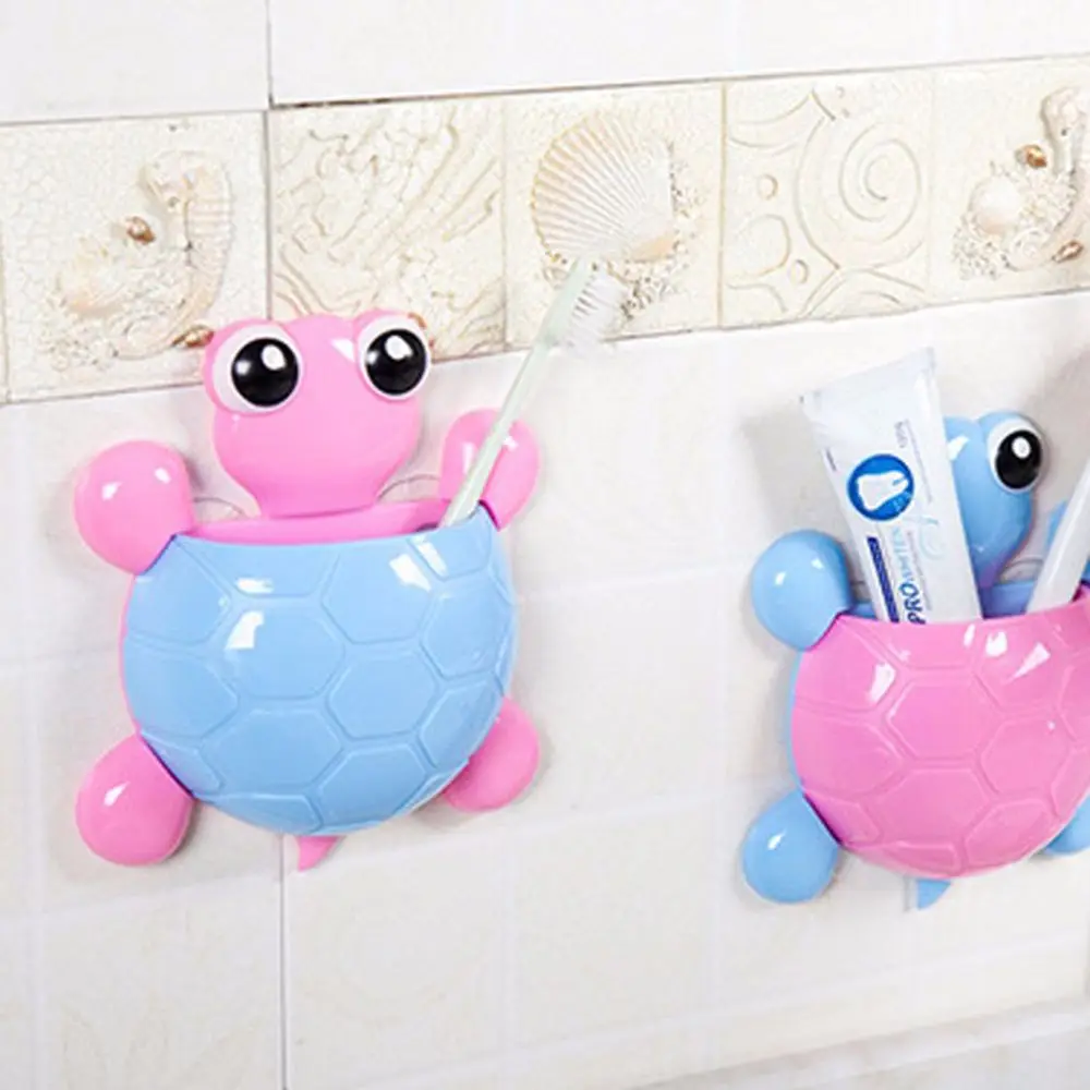 Держатель зубной щетки с черепаховой присоской для детей присоска крючки зубная