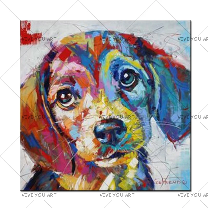 Забавное граффити Животное Искусство френс бульдог Ручная роспись Удивительный