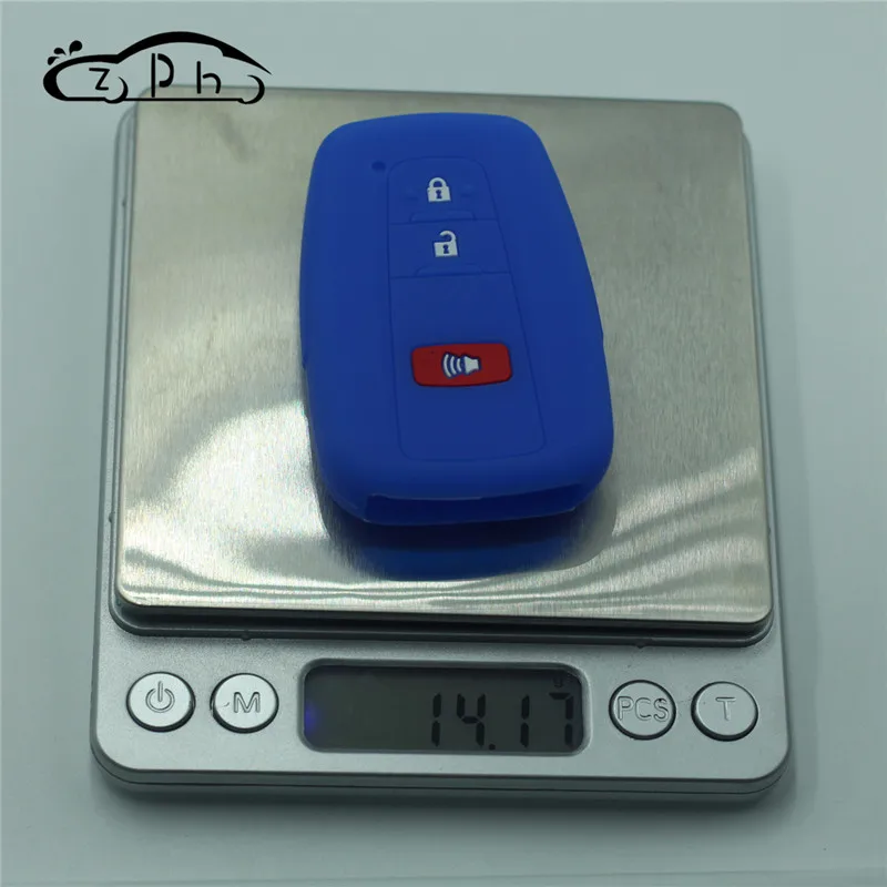 Умный пульт дистанционного управления с 3 кнопками и 2 для Toyota флуоресцентная