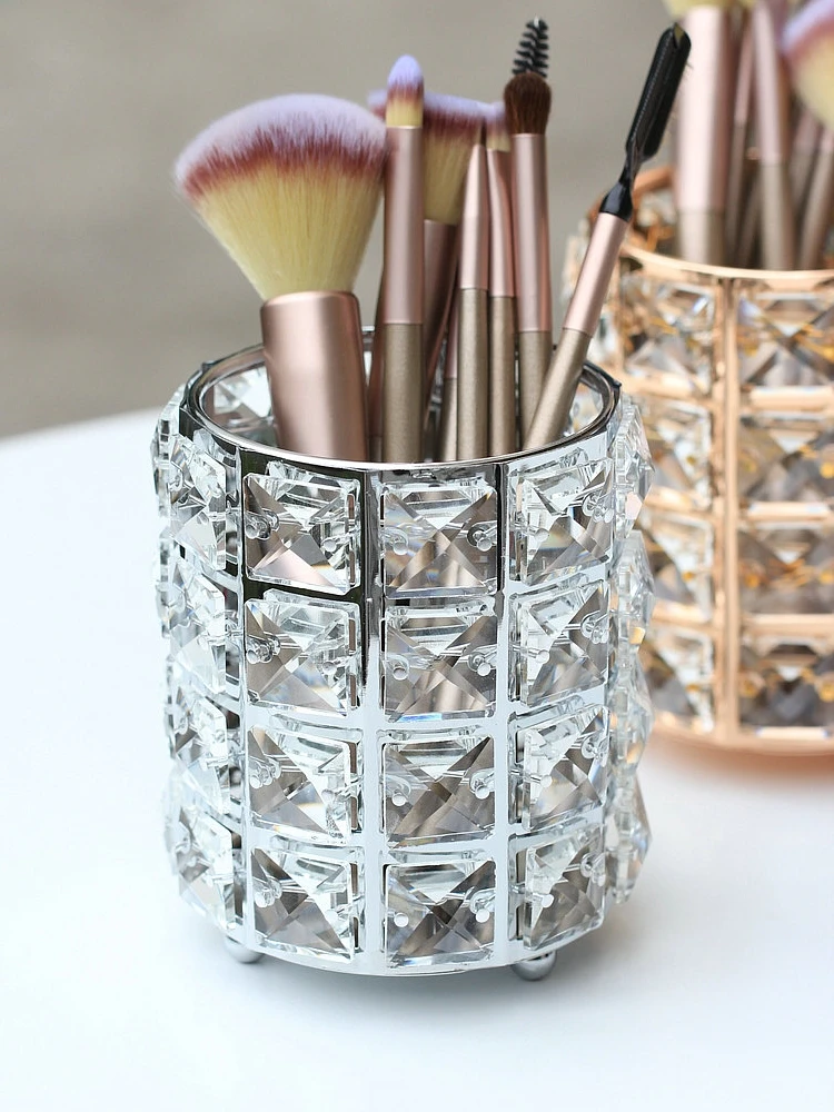 Европейская металлическая коробка для хранения кистей макияжа карандаш бровей