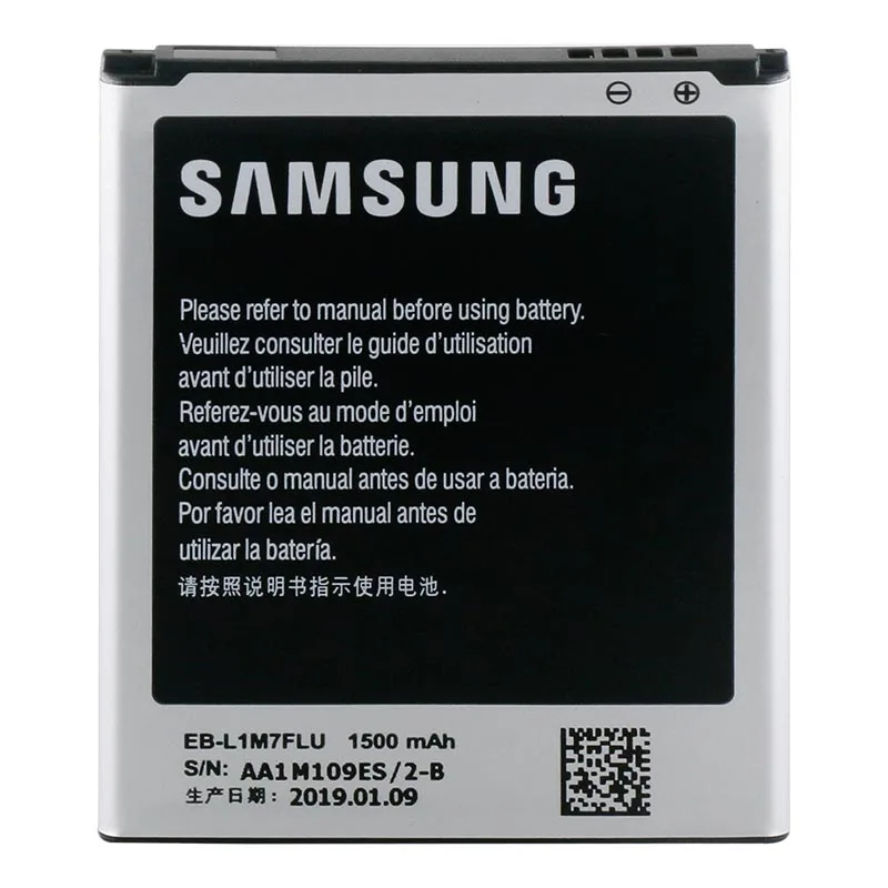 Новый оригинальный samsung Сменный аккумулятор для Galaxy S3 mini i8190 i8200 1500 мАч EB-L1M7FLU с NFC |
