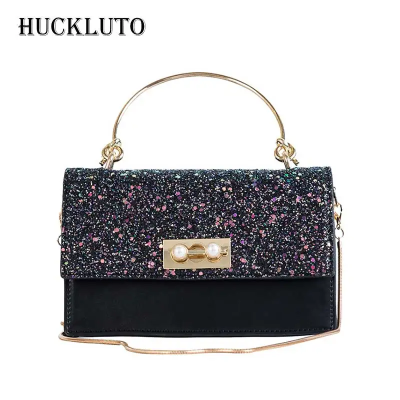 HuckLuto новинка 2019 ограниченная скидка корейская мода роскошная черная