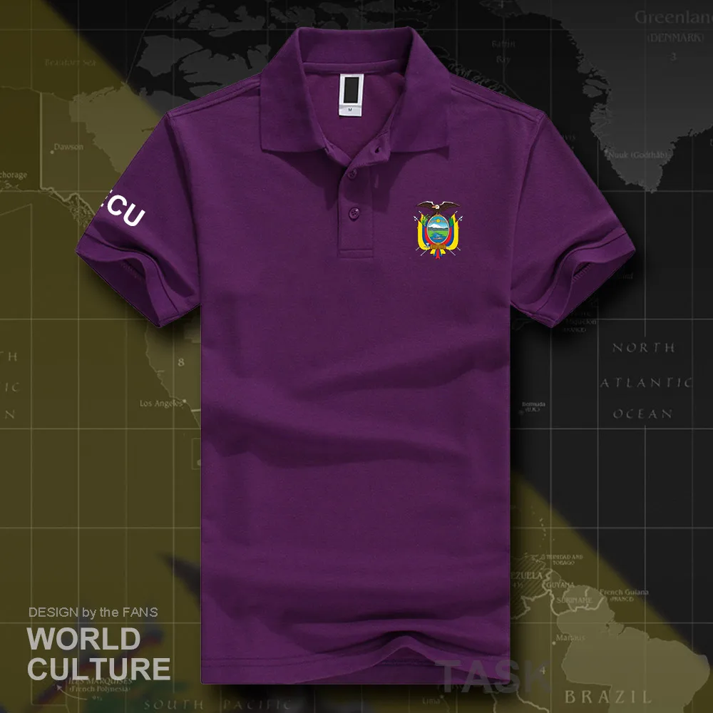 Эквадор эквадорские рубашки поло для мужчин с коротким рукавом белые бренды