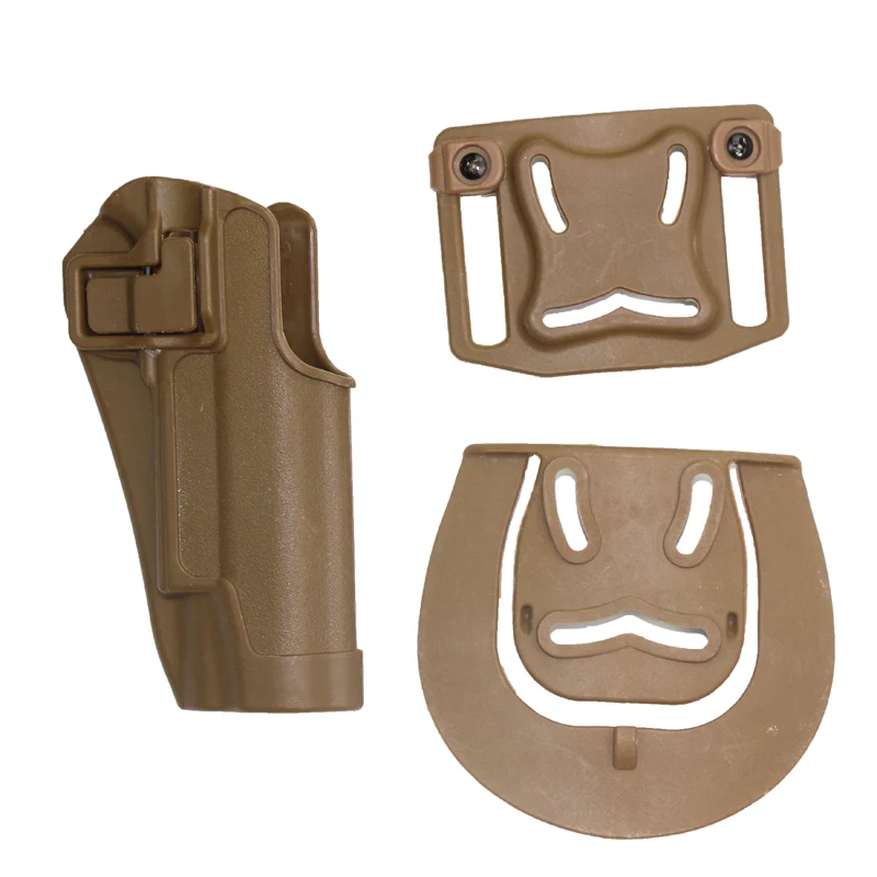 

Military Tactical Holster 1911 Airsoft Hunting Gun Holster Belt Paddle fits Colt 1911
