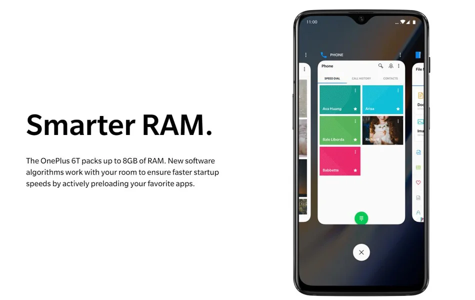 Oneplus 6 T 6 T 128GB дисплей отпечатков пальцев Snapdragon 845 6,4" полный экран 19,5: 9 20MP двойная камера мобильного телефона