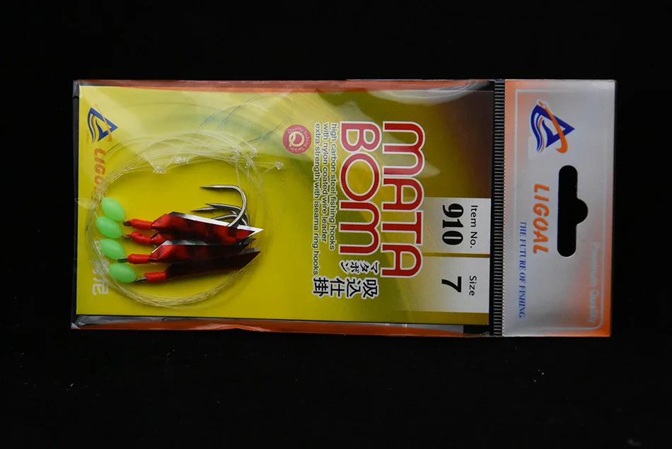 2 упаковки крючков № 7 2/0 # рыболовные Крючки sabiki приманка 4 руки рыболовная ручной