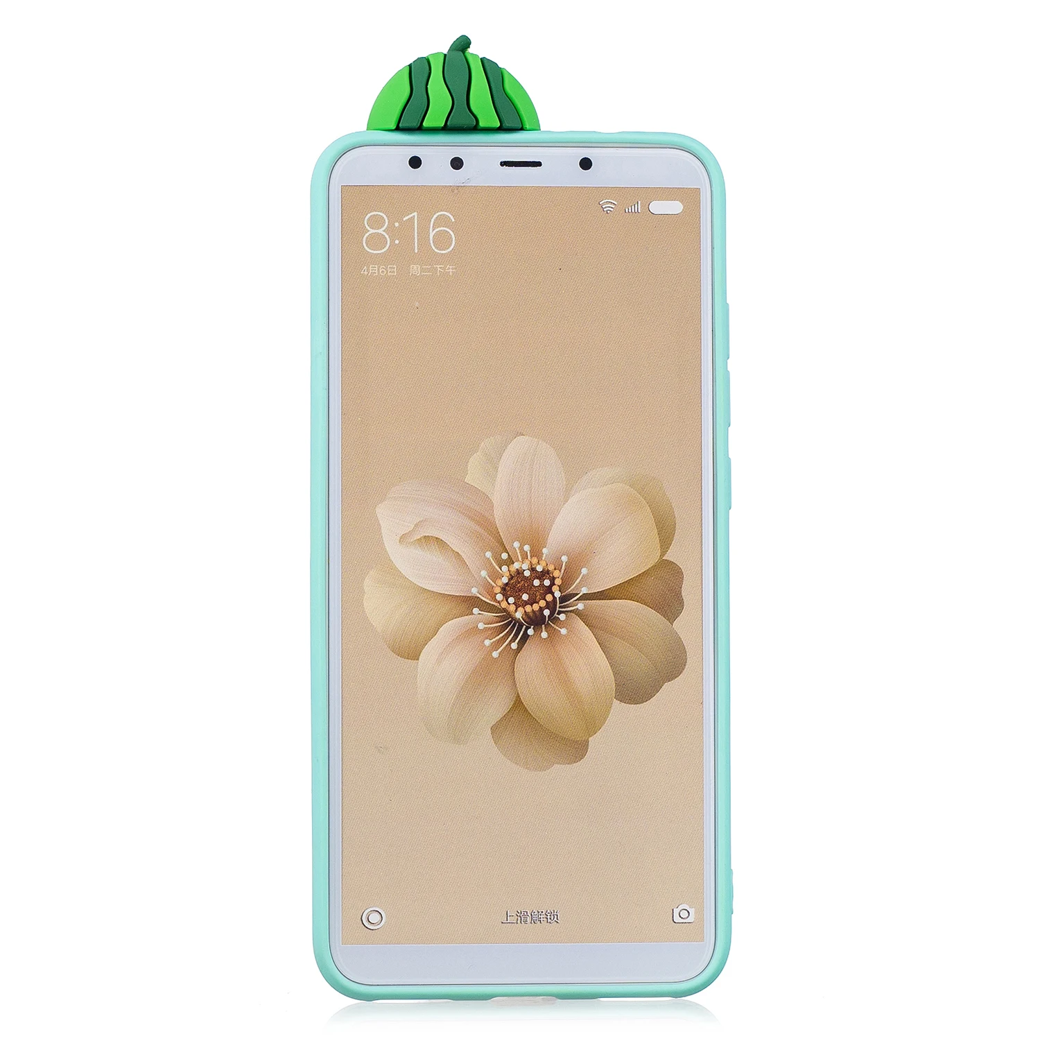 Силиконовый чехол для Xiaomi MI A2 мягкий из ТПУ с 3D рисунком единорога медведя банана