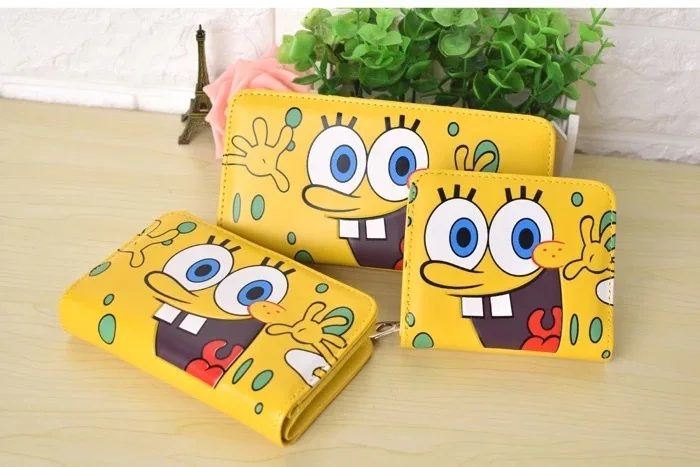 Женский кожаный кошелек Spongebob Magic длинный короткий мини 40|Мужские кошельки| |