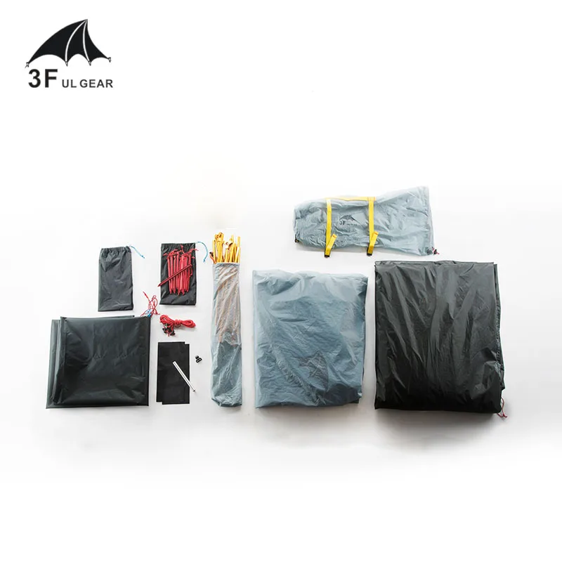 3F UL GEAR для 2 человек 4 сезона палатка кемпинга сверхлегкая пеших прогулок
