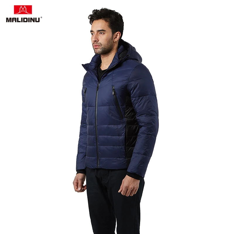 MALIDINU 2019 Зимний Пуховик Мужской Пуховики Мужские Зимние Мужская Пуховая Куртка