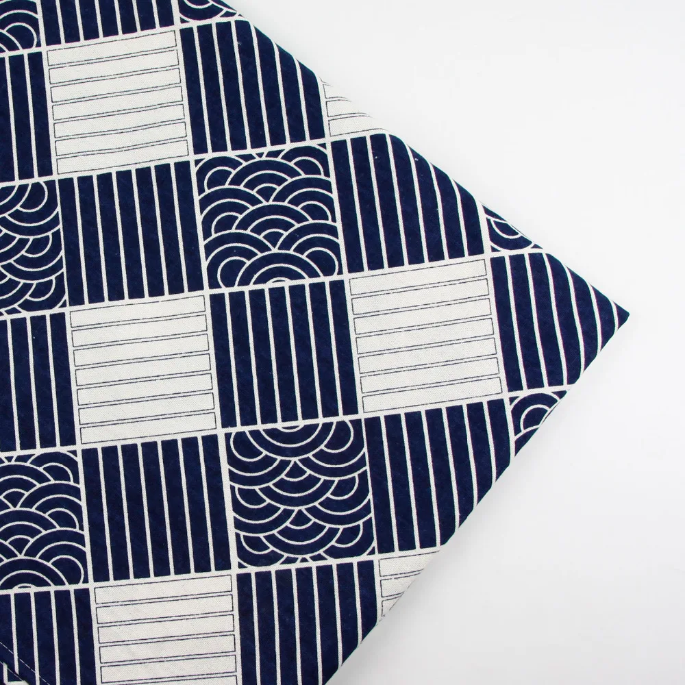 150 см x 50 японская клетчатая Лоскутная Ткань Скатерть занавеска хлопковая