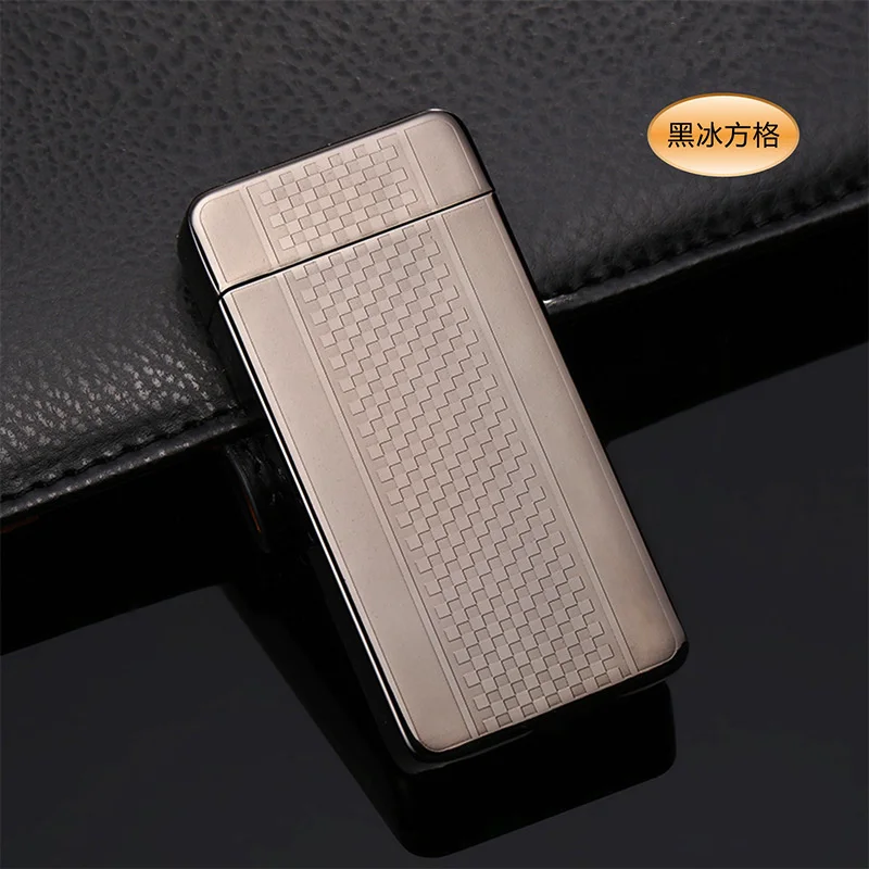 Двойная дуговая электронная USB Зажигалка, ветрозащитная беспламенная портативная плазменная дуговая зажигалка, перезаряжаемая зажигалка, гаджеты для мужчин
