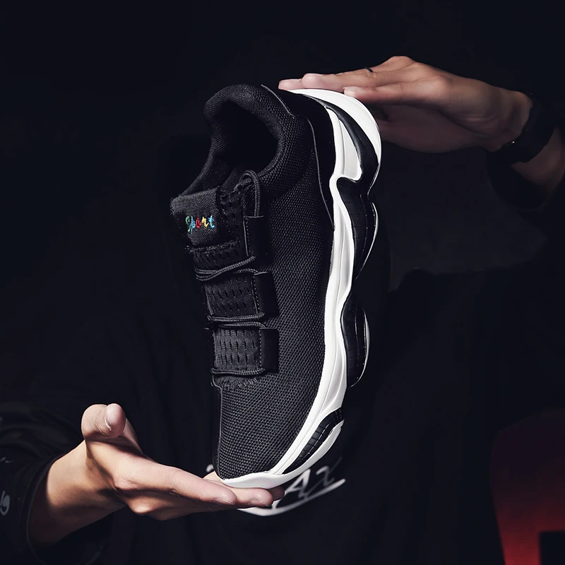 Аутентичная Мужская Спортивная обувь для баскетбола ультра легкие дышащие