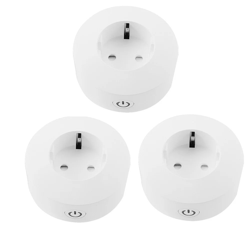 3pcs 3 шт. в упаковке, wifi, умная розетка, мини-розетка, дистанционное управление, умная розетка с функцией таймера, работа с Alexa Echo Google Assistant homekit - Цвет: 3pcs