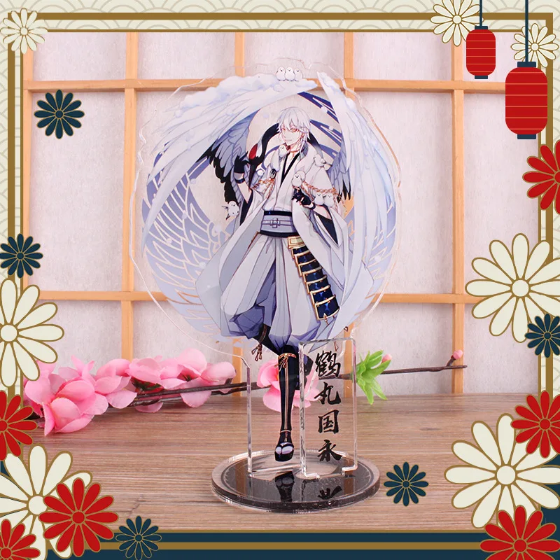 2 Touken Ranbu Online акриловый брелок Kogitsunemaru Tsurumaru Kuninaga Mikazuki Munechika футболка с забавным мультипликационным принтом «llaveros porte ключах подарок - Цвет: 2