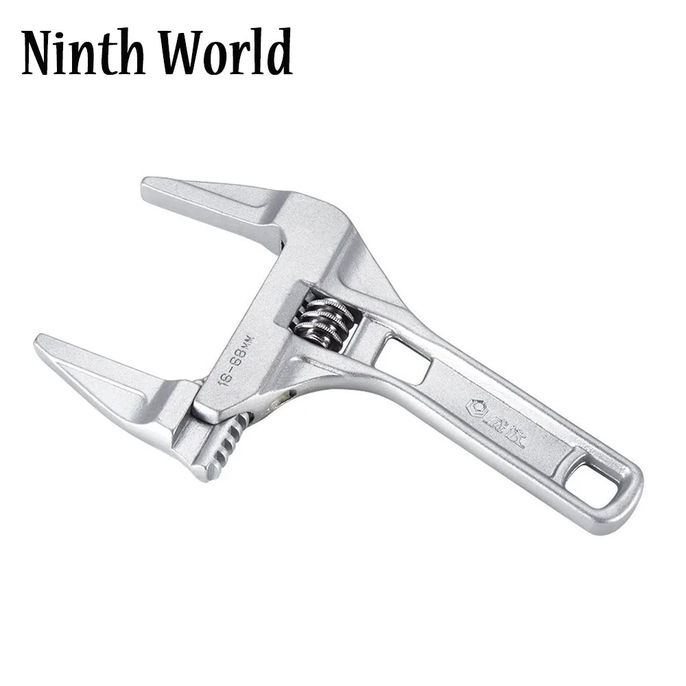 Гаечный ключ с открытым концом регулируемый из алюминиевого сплава 16-68 мм для