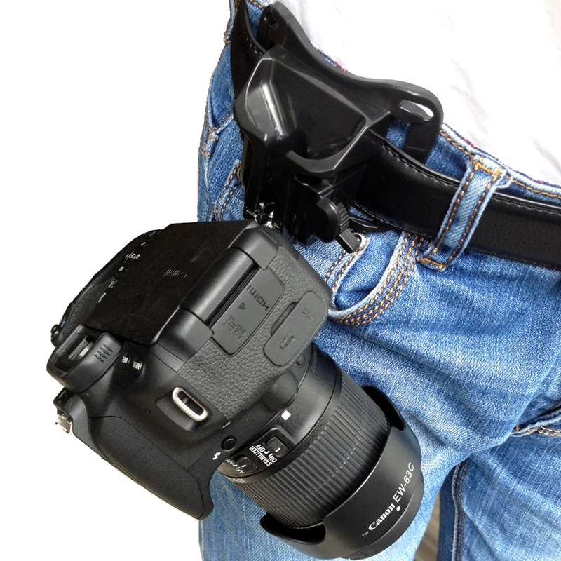 Быстросъемный ремешок вешалка для камеры кобуры поясной ремень с пряжкой Canon EOS 6D