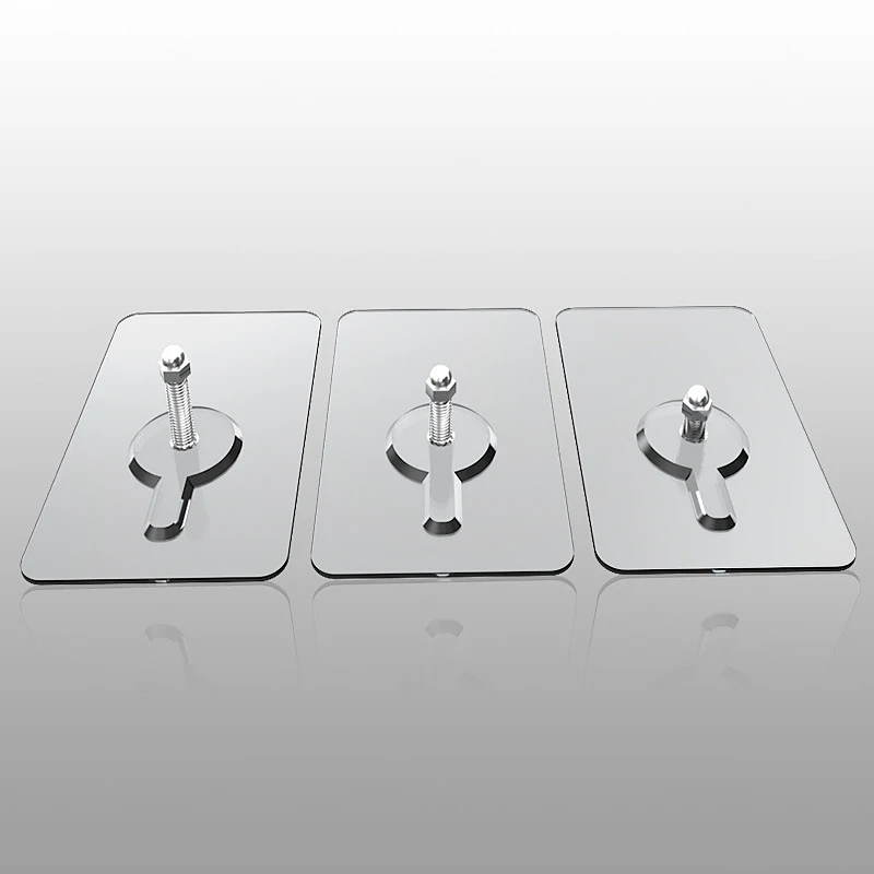 2 шт./лот самоклеющиеся без сверления никаких следов Висячие гвозди сверхмощная