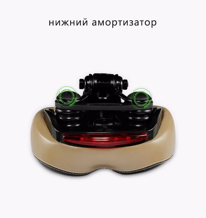 ROCKBROS Велосипедный Задний Фонарь Подушка Седло Для MTB Велосипеда Кожа Железнодорожные полые Передачи Мягкая Велосипедная Часть Велоспортное Седло Покрытие места 3 стили