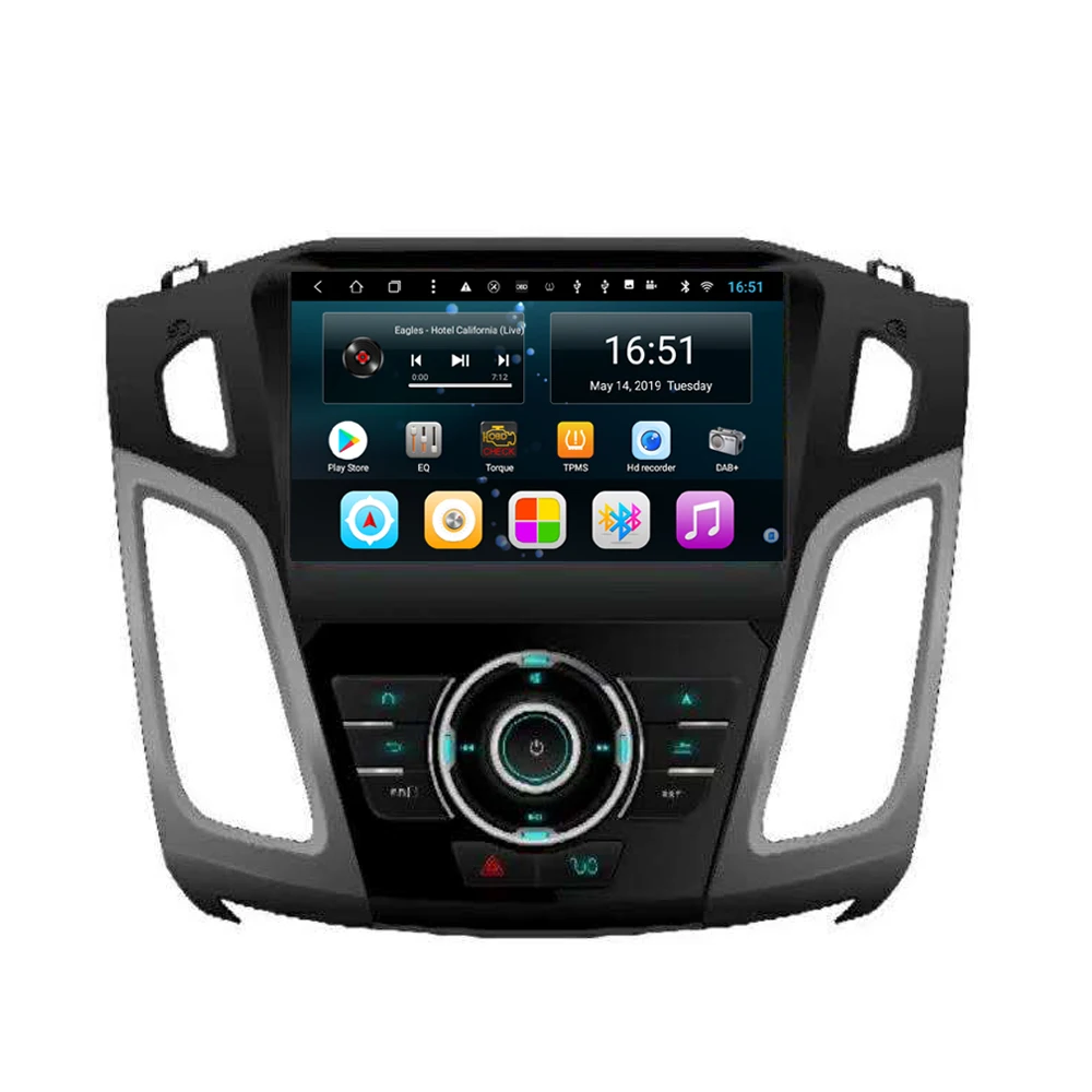 Автомобильный Встроенный Wi Fi микрофон gps RDS отличный Bluetooth радио am fm фронтальная