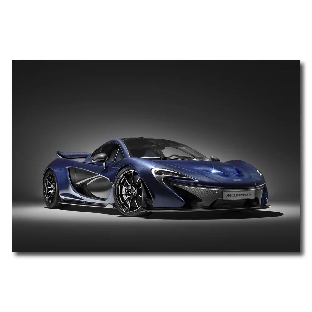 HD печатная Настенная картина McLaren P1 супер автомобиль обои холст плакат в рамке