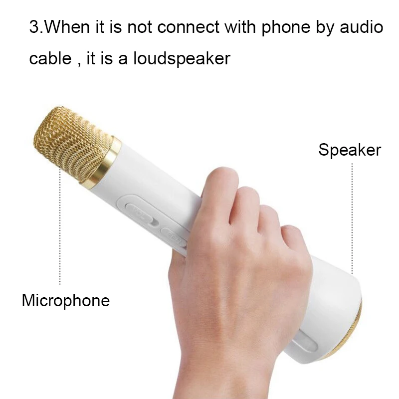 3 в 1 КТВ караоке Конденсатор Студия компьютерный микрофон пение аудио вокальный