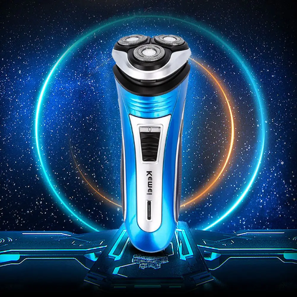 Kemei KM-2801 мужские аккумуляторные Три головки с Плавающей головкой электрическая бритва триммер для бороды EU Plug