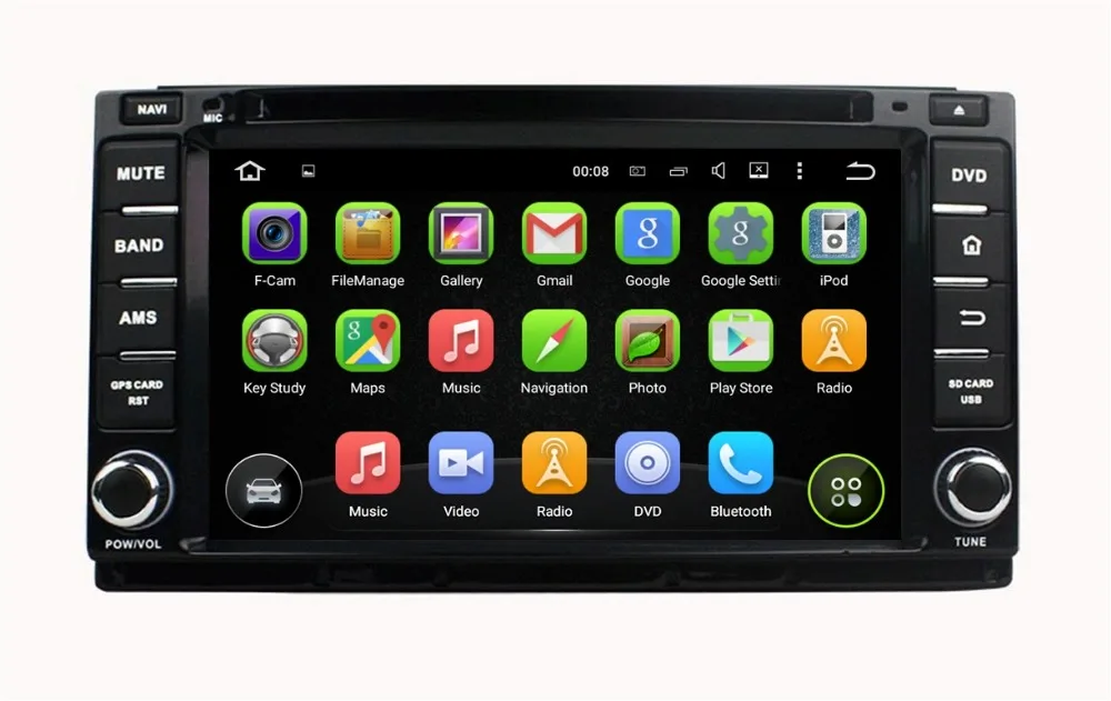 Quad Core Android 5.1.1 HD 2 din 7 &quotDvd-плеер автомобиля для Great Wall M4 С Радио GPS 3 Г WI-FI ПК Bluetooth IPOD TV