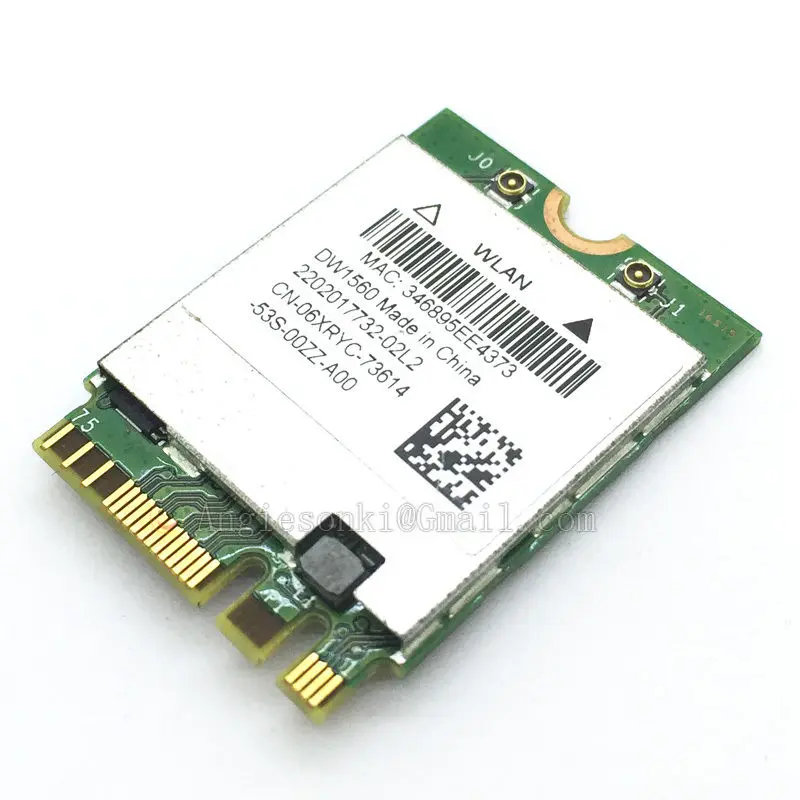 WLAN карта DW1560 6xryc 802 11 AC 867 Мбит/с Bluetooth 4 0 Wi Fi NGFF для Dell XPS 13 9343 Broadcom BCM94352Z Toshiba Acer|wifi wlan