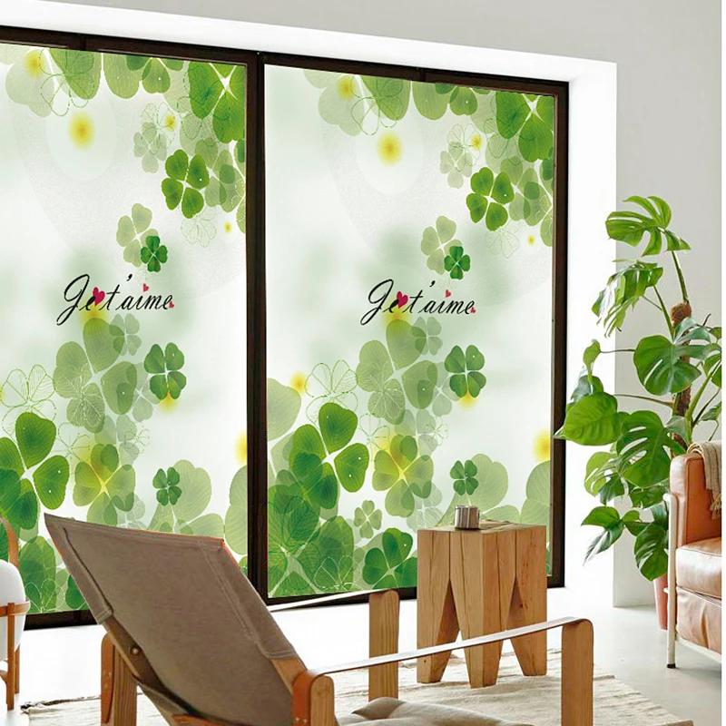 Скользящие двери и окна бумажная наклейка скраб наклейки прозрачная