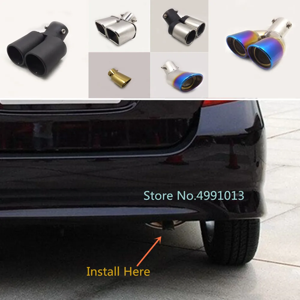 Наконечник глушителя для Honda Fit jazz 2004 2005 2006 2007 2008 2009 2010|Выхлопной коллектор| |