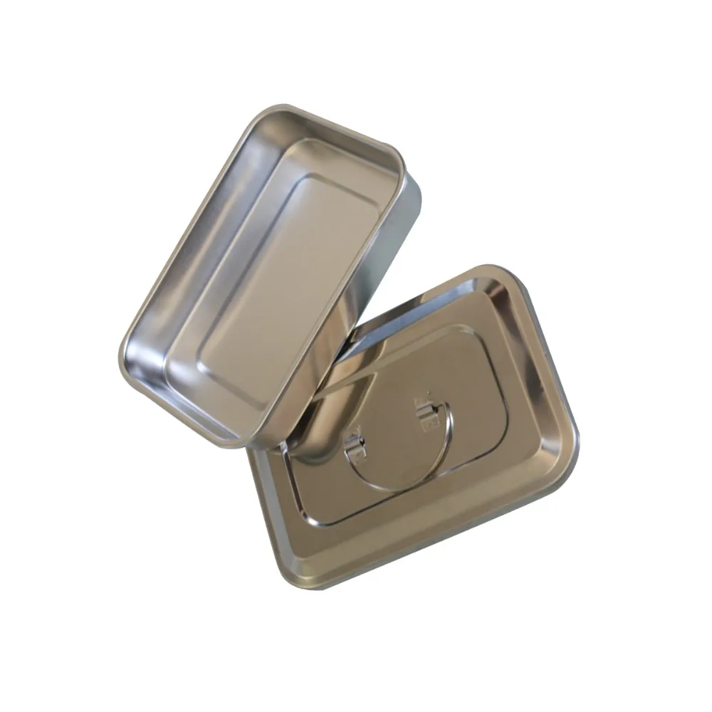 1 шт. нержавеющая сталь посуда дезинфекция лоток чехол в виде кассеты 9 дюймов
