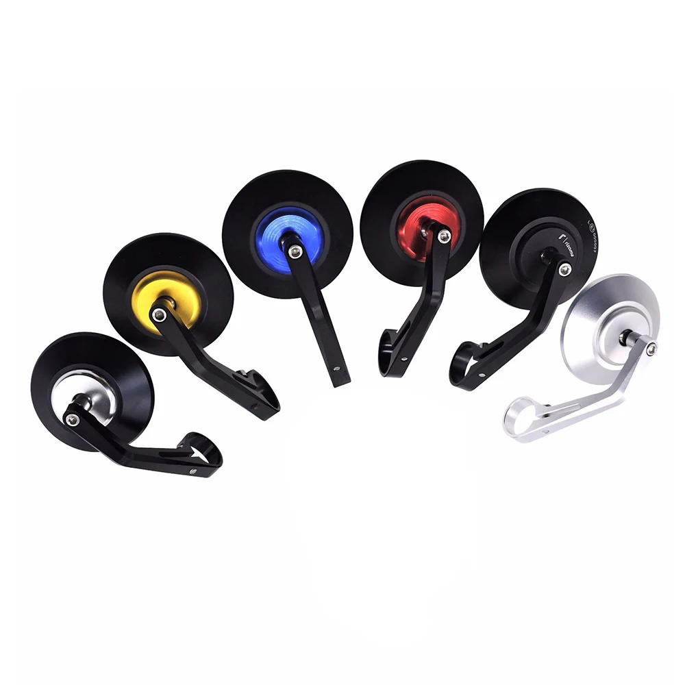 Круглые мотоциклетные зеркала заднего вида 7/8 дюйма зеркало для ручки мотоцикла