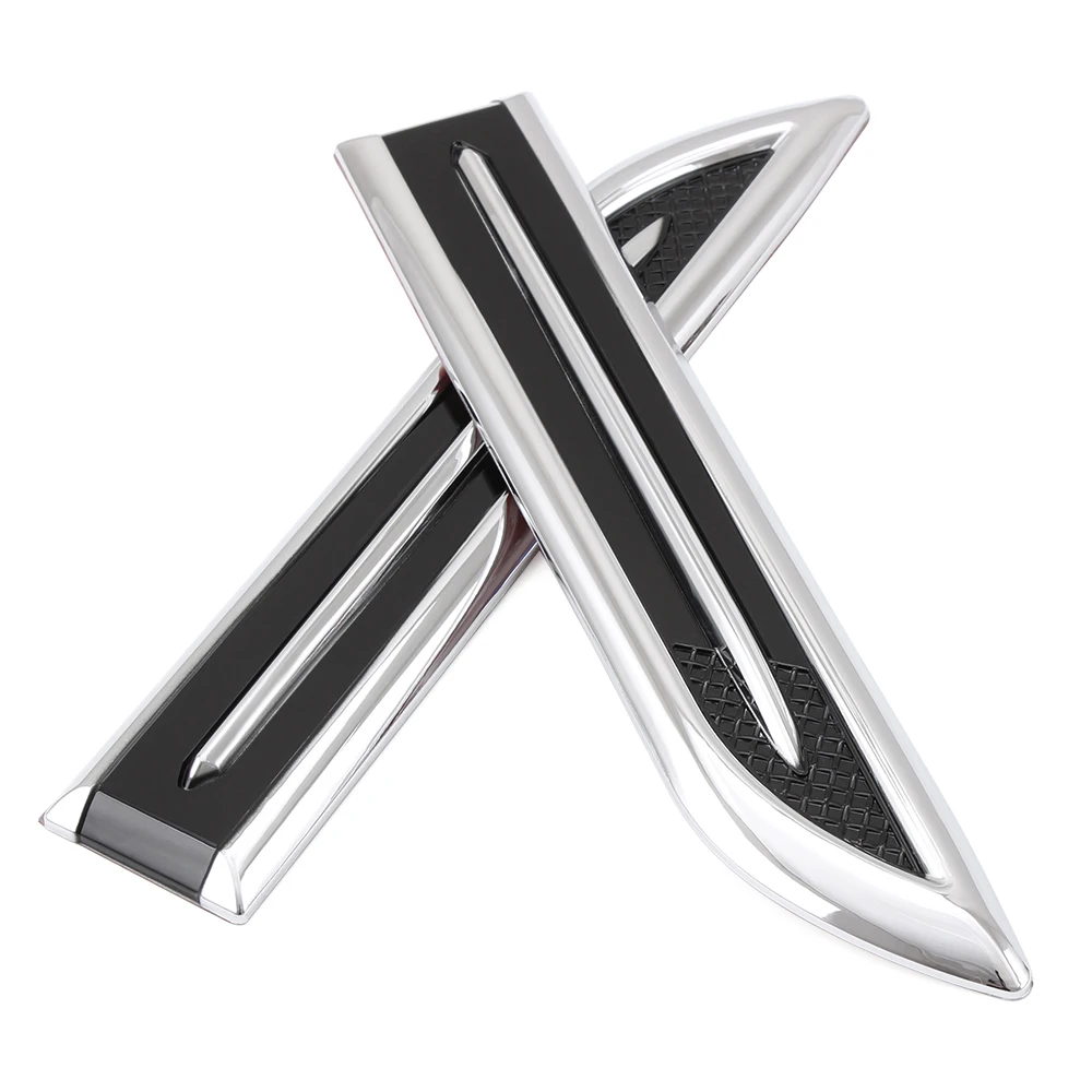 Новый стиль! 2 шт./компл. ABS хромированная отделка значка украшение для спорта