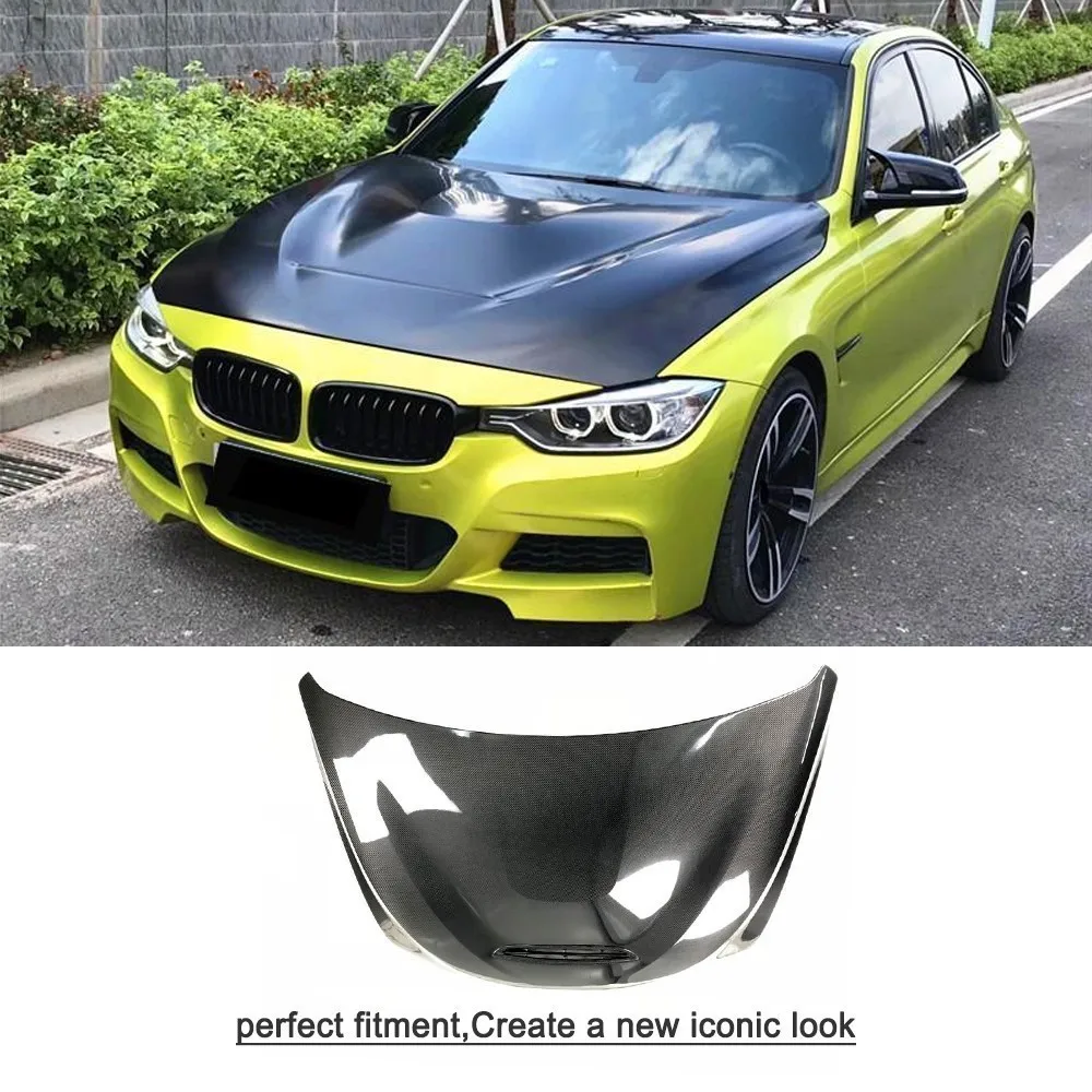 Углеродное волокно спортивный капот крышка капота двигателя для BMW 3 / 4 серии F30 F32