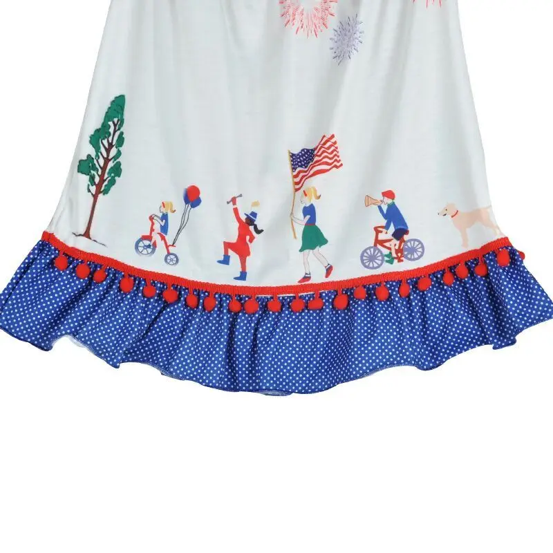 Conice/милое платье для маленьких девочек детская одежда без рукавов с рисунком