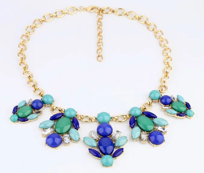 2017 новое поступление горячая распродажа Трендовое женское ожерелье из смолы